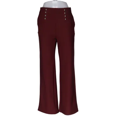 Pantalon patte d'éléphant (Rouge) de Yu & Me Coton, Élasthane, Polyester