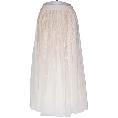 Tule rok (Beige) van Chicwish Polyester