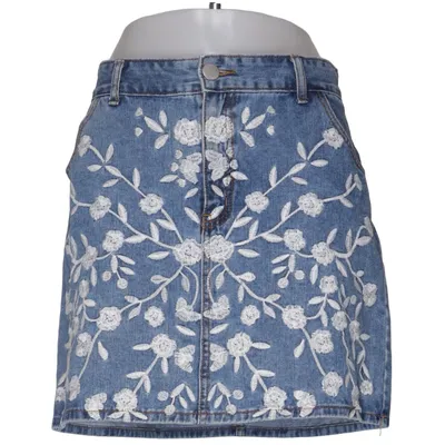 Denim skirt (Blue, White) from Glamorous Cotton