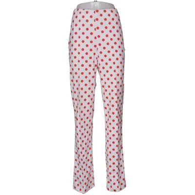 Bukser (Hvid, Rød) fra Saks Potts Elastan, Polyester