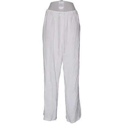 Palazzohose (Weiß) von NA-KD Baumwolle, Leinen, Polyester, Viskose