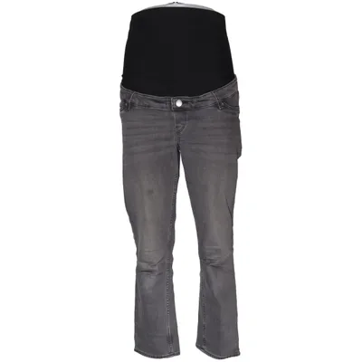 Zwangerschapsjeans (Grijs) van H&M Katoen, Elastaan