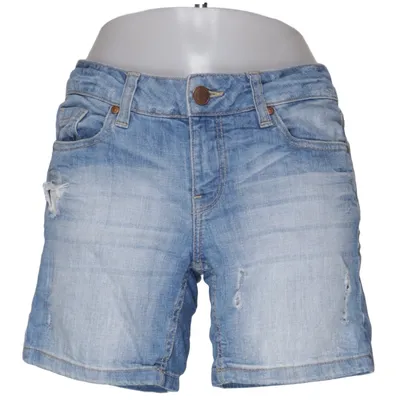 Short en jean (Bleu) de Denim by Lindex Coton, Élasthane