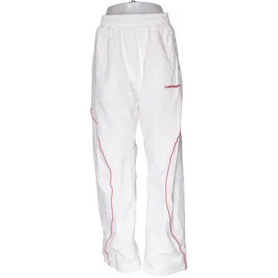Trainingsbroek (Wit, Rood) van Lfdy Lyocell, Polyamide