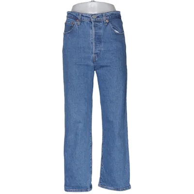 Jeans (Ribcage Straight Ankle) från Levi's Premium Bomull, Elastan