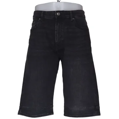 Jeansshorts (Grå) från Dressmann Elastan, Återvunnen bomull