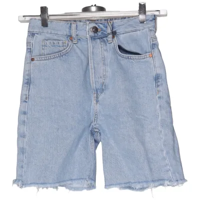 Denim shorts (Blauw) van Never Denim by Bik Bok Katoen