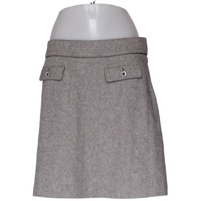 Skirt (Brown) from Premoda Polyester, Wool
