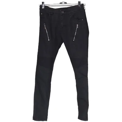Jeans (Svart) från Ü by KappAhl Bomull, Elastan, Polyester
