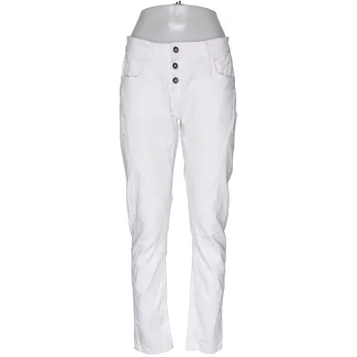 Jean (Blanc) de Honey B Blue Coton, Élasthane