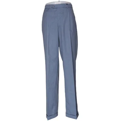 Pantalon de costume (Bleu) de Rappson Polyester, Laine