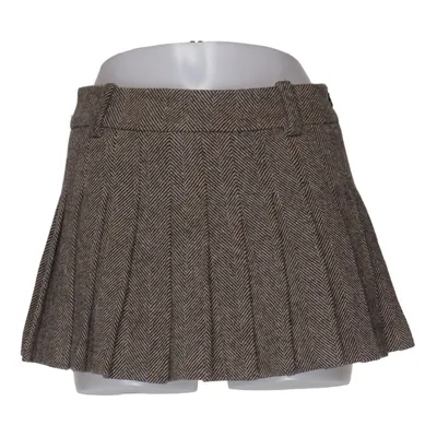 Jupe (Marron) de WRSTBHVR Studio Élasthane, Polyester, Laine