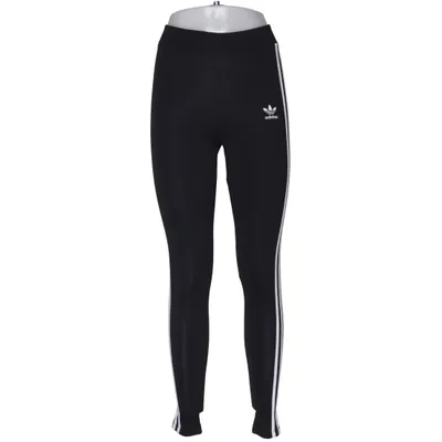 Leggings (Zwart, Wit) van Adidas Originals Katoen, Elastaan