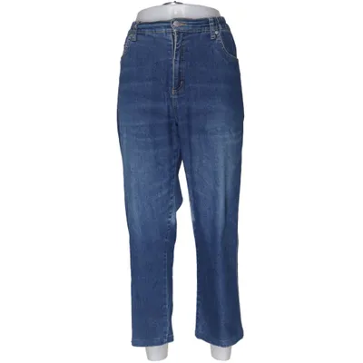 Spijkerbroek (Blauw) van Jonna B Katoen, Elastaan