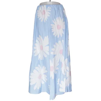 Maxi rok (Blauw, Wit, Roze) van Lumina Katoen, Elastaan