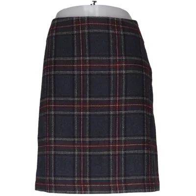 Skirt (Gray, Red) from Pearl Acrylic, Polyester, Wool