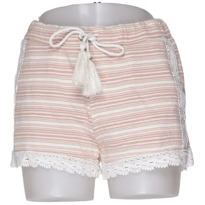 Pyjamasshorts (Rosa, Vit) från Nina Kaufmann Polyester, Viskos