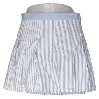 Skort (Blue, White) from Ganni Elastane, Organic cotton, Polyamide, Viscose