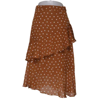 Omlottkjol (Brun, Vit) från Love Copenhagen Polyester
