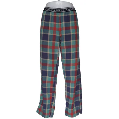 Pantalon de pyjama (Bleu, Vert, Rouge) de Chelsea Peers Coton, Fibre métallique