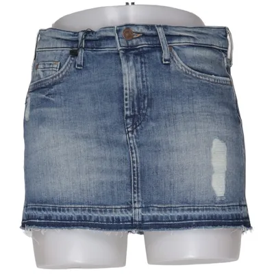 Jeansnederdel (Blå) fra 7 for All Mankind Bomuld, Elastan, Polyester
