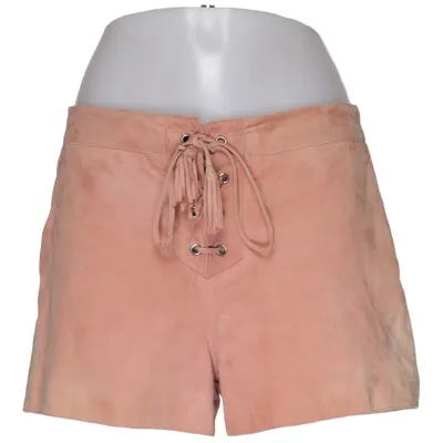 Leren shorts (Roze) van Envii Leer, Polyester