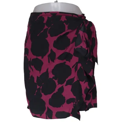 Slå om-nederdel (Sort, Pink) fra Derek Lam 10 Crosby Silke