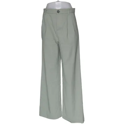 Byxor (Grön) från Bershka Elastan, Polyester, Viskos