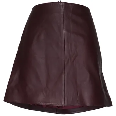 Skirt (Purple) from Arket Acetate, Leather