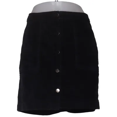 Skirt (Black) from Boohoo Blue Cotton, Elastane, Polyester