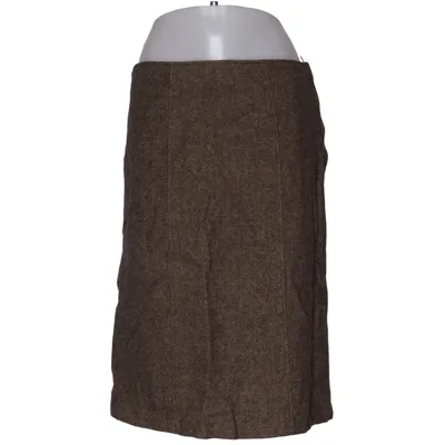 Skirt (Brown) from Mari Philippe Acetate, Polyester, Wool