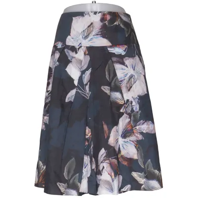 Skirt (Blue, Multicolored) from Bison Cotton, Polyester
