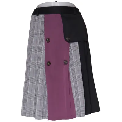 Kjol (Svart, Grå, Lila) från Axes Femme Polyester, Polyuretan, Viskos