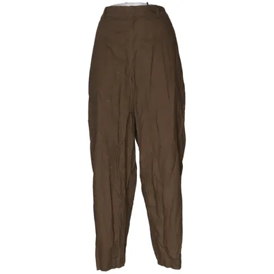 Chinos (Bruin) van Uniqlo Katoen, Linnen, Polyester