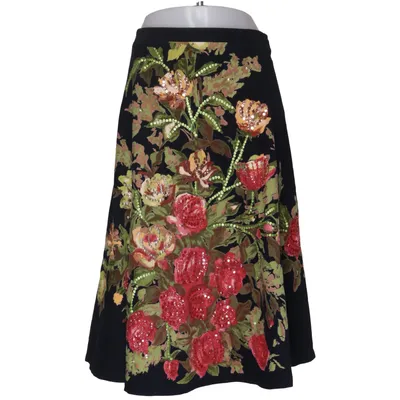Nederdel (Sort, Flerfarvet) fra Kriss Sweden Bomuld, Polyester