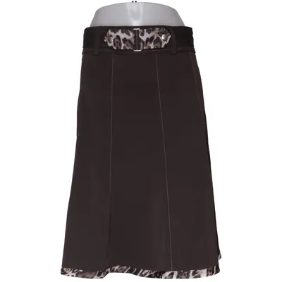 Skirt (Brown, Multicolored) from Eleonora Amadei Cotton, Polyester