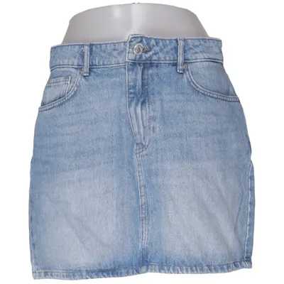 Jeansnederdel (Blå) fra ONLY Blue Denim Bomuld