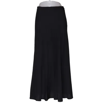 Jupe longue (Noir) de Birgitta Polyester, Laine