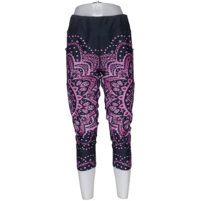 Træningsleggings (Sort, Pink) fra Maya Freya Elastan, Polyester