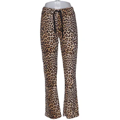 Mjukisbyxor (Beige, Svart) från Gina Tricot Elastan, Polyester