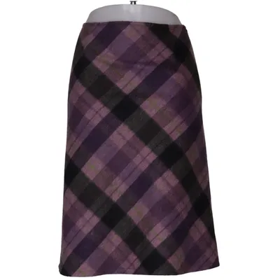 Jupe (Violet, Noir, Gris) de Germano Zama Nylon, Laine