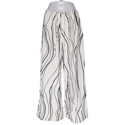 Palazzo pants (White, Black) from & Other Stories Linen, Viscose