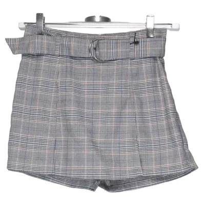 Jupe-short (Gris, Bleu, Marron) de Collection Pimkie Élasthane, Polyester, Viscose