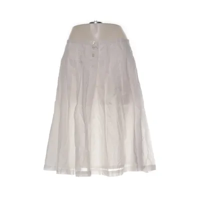 Rok (Wit) van Tommy Hilfiger Katoen