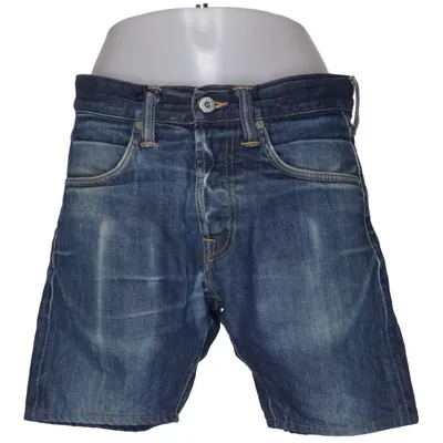 Denim shorts (Blauw) van Edwin Katoen, Polyester