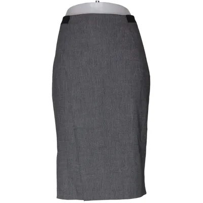 Jupe crayon (Gris) de Zara Basic Élasthane, Polyester, Viscose