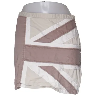 Skirt (Beige, White, Brown) from Boden Cotton