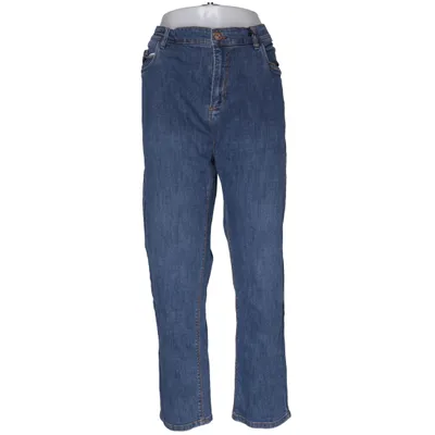 Spijkerbroek (Blauw) van Stooker Katoen, Elastaan