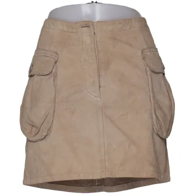 Läderkjol (Beige) från DKNY Jeans Skinn