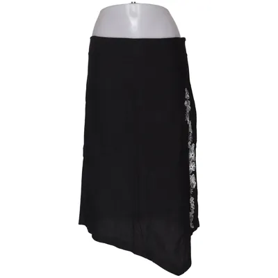 Nederdel (Sort) fra Capri Collection Linned, Viscose